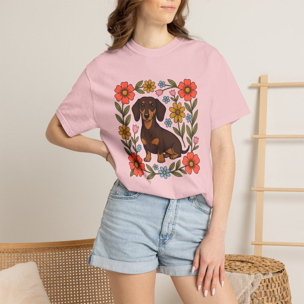 Dachshund Hound Shirt Dog Garden Unisex Gift Ethnic Tee product image 12