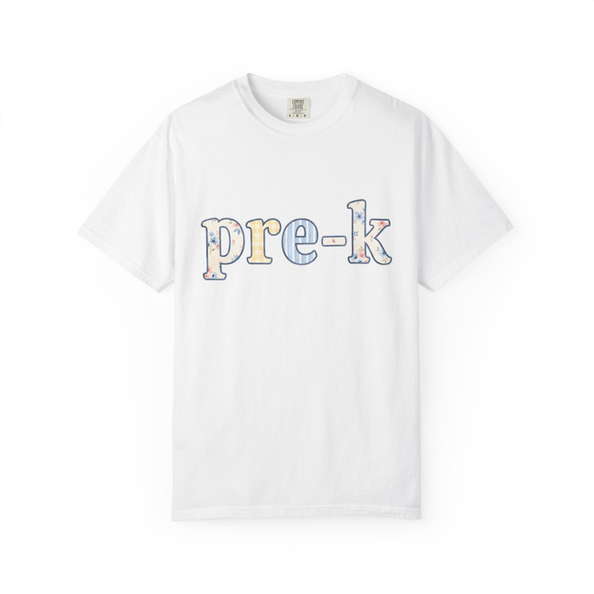 Flower Pattern Lettering Shirt Teacher School Unisex Gift product image 1
