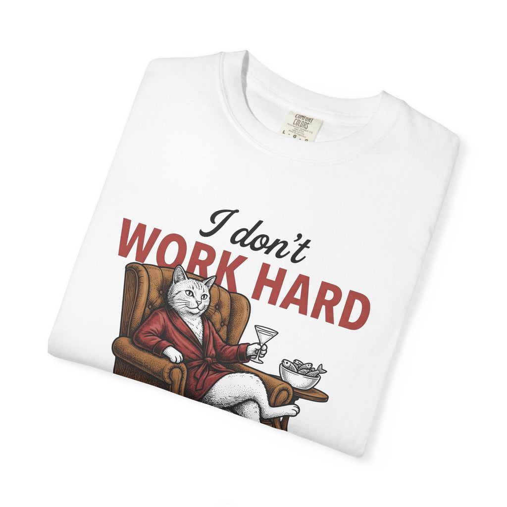 Cat Lounge Chair Shirt Satire Unisex Gift Nostalgic Tee product image 5