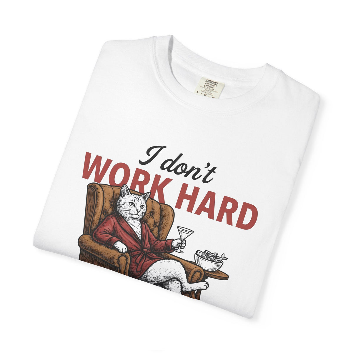 Cat Lounge Chair Shirt Satire Unisex Gift Nostalgic Tee product image 5