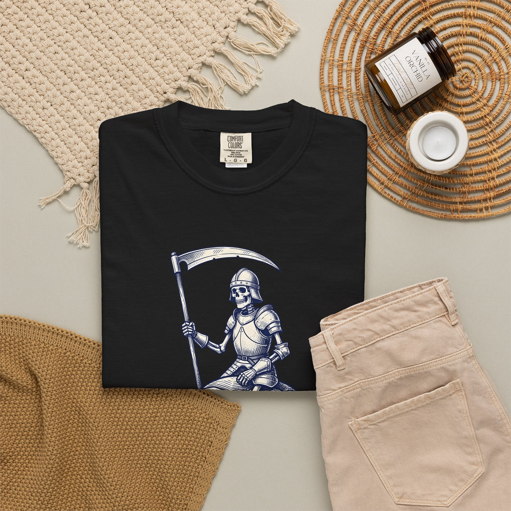 Skeleton Warrior Turtle Shirt Gothic Autumn Unisex Gift product image 16