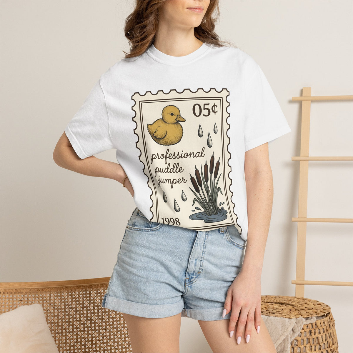 Duck Stamp Shirt Easter Animal Gift Women Vintage Tee product image 6