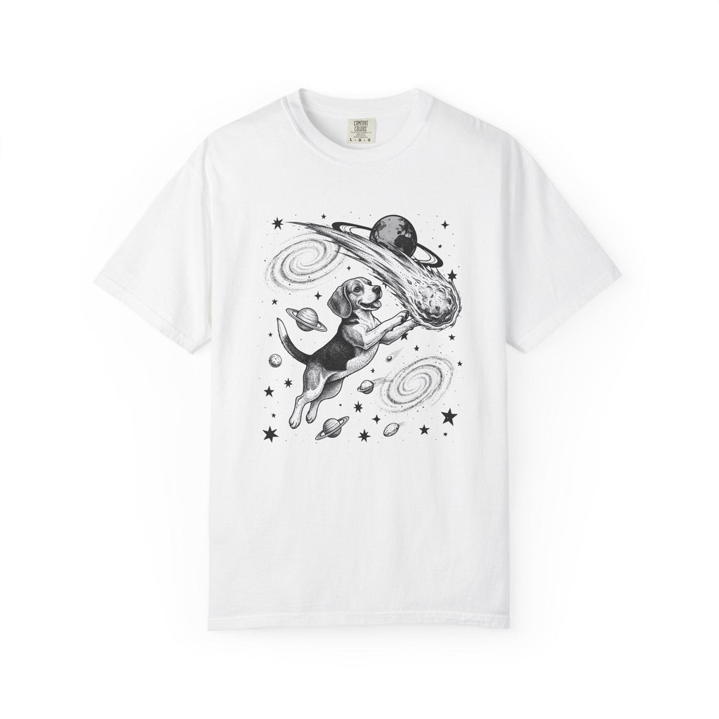 Beagle Rocket Shirt Dog Cosmos Gift Women Retro Tee Hound product image 1