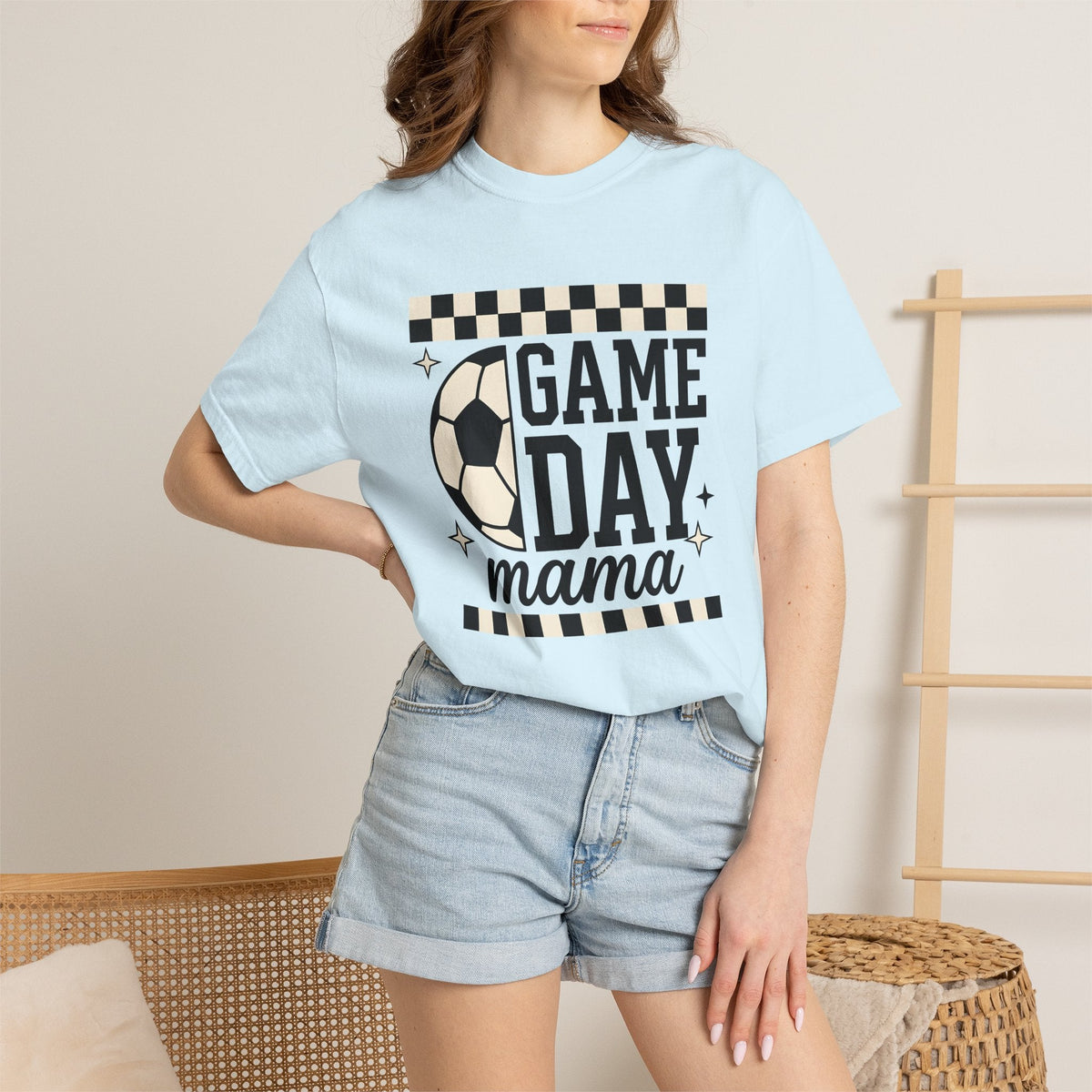 Soccer Ball Shirt Mom Sports Gift for Women Bold Graphic product image 9