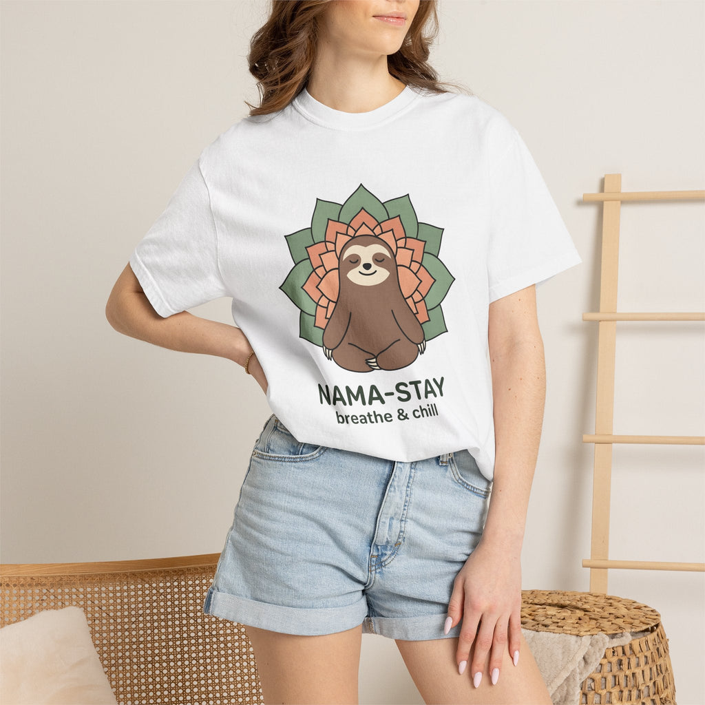 Slow Yoga Shirt Calm Unisex Gift Playful Tee Yin T-Shirt product image 6