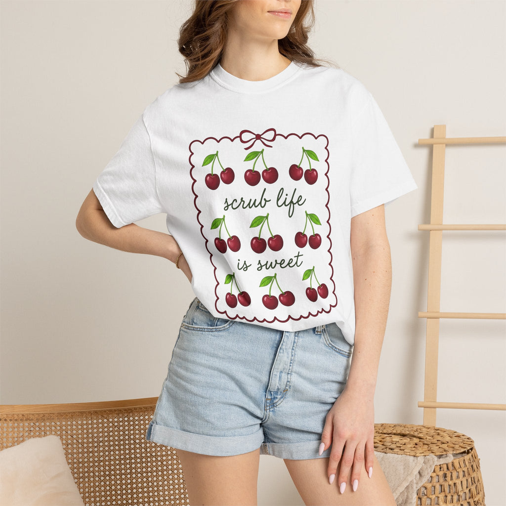 Cherry Graphic Shirt Nurses Food Gift Women Cute Tee Fruit product image 6