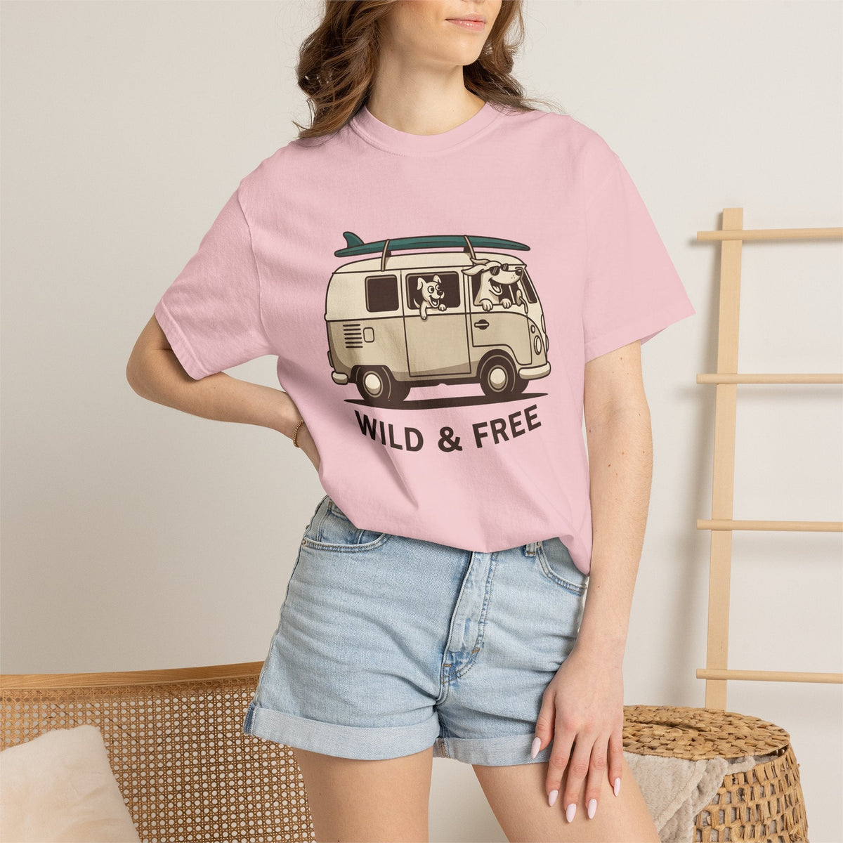 Doggy Camper Shirt Dog Journey Unisex Gift Cartoony Tee product image 12