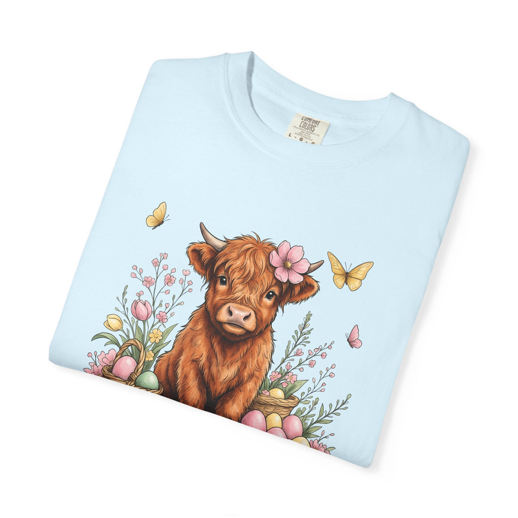 Highland Cattle Shirt Easter Rustic Unisex Gift Line Art product image 8