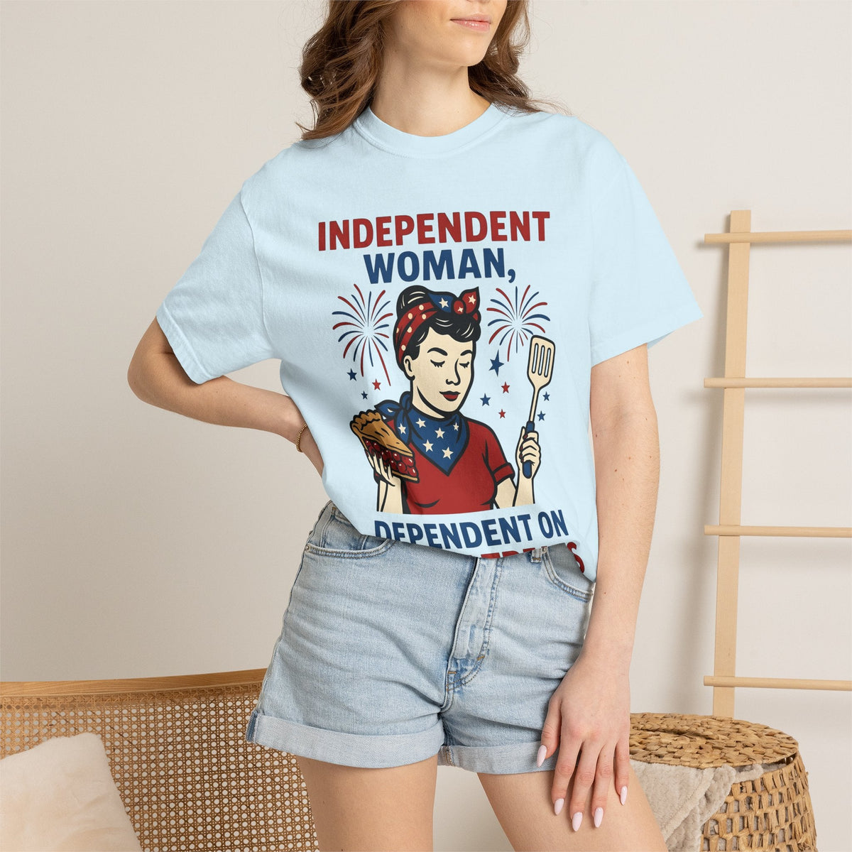 American Woman Shirt 4th Of July Dessert Gift for Women product image 9