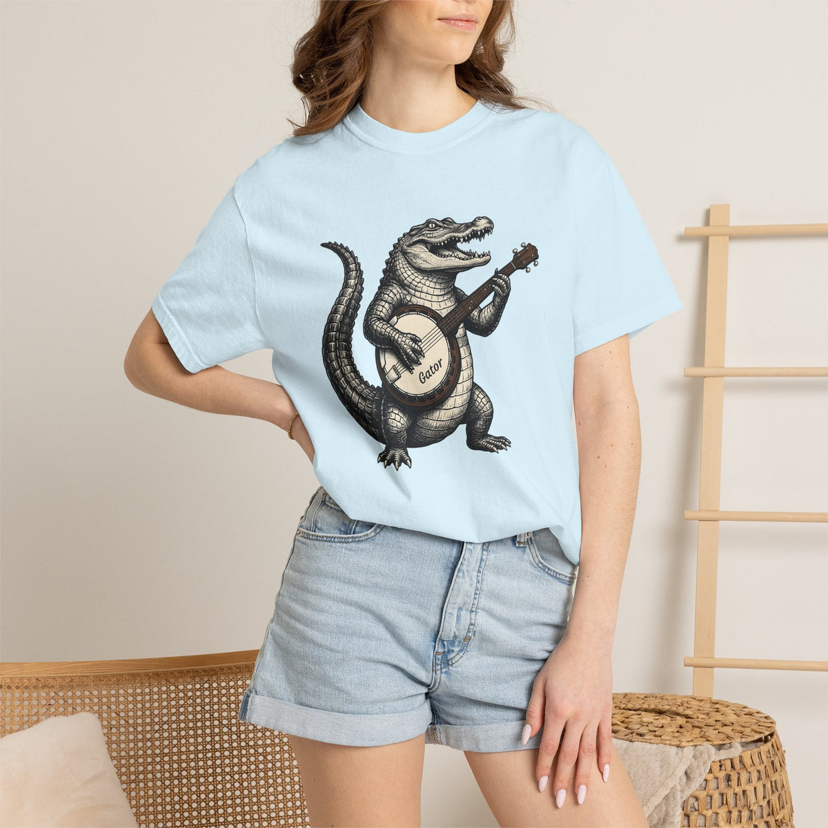 Caiman String Instrument Shirt Animals Composer Unisex Gift product image 9