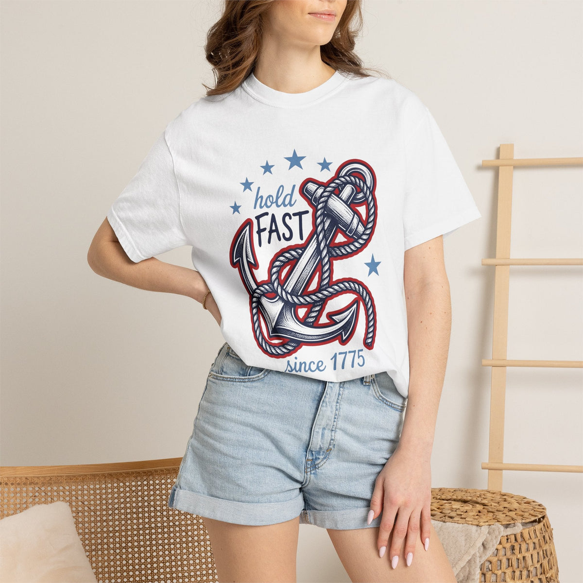 Anchor Rope Shirt America 4Th Of July Nautical Gift Women product image 6