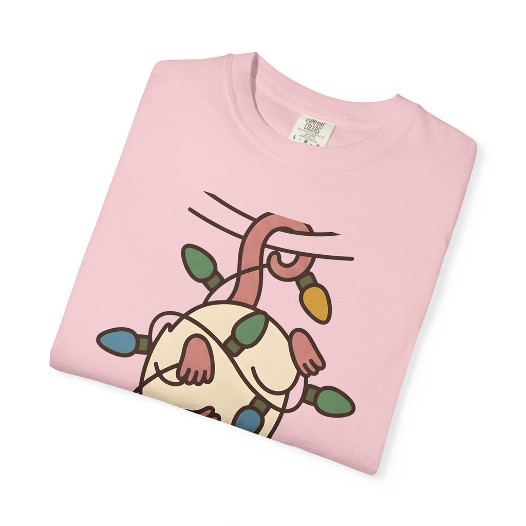 Opossum Santa Hat Shirt Christmas Pet Unisex Gift Comic Tee Possum T-Shirt Xmas