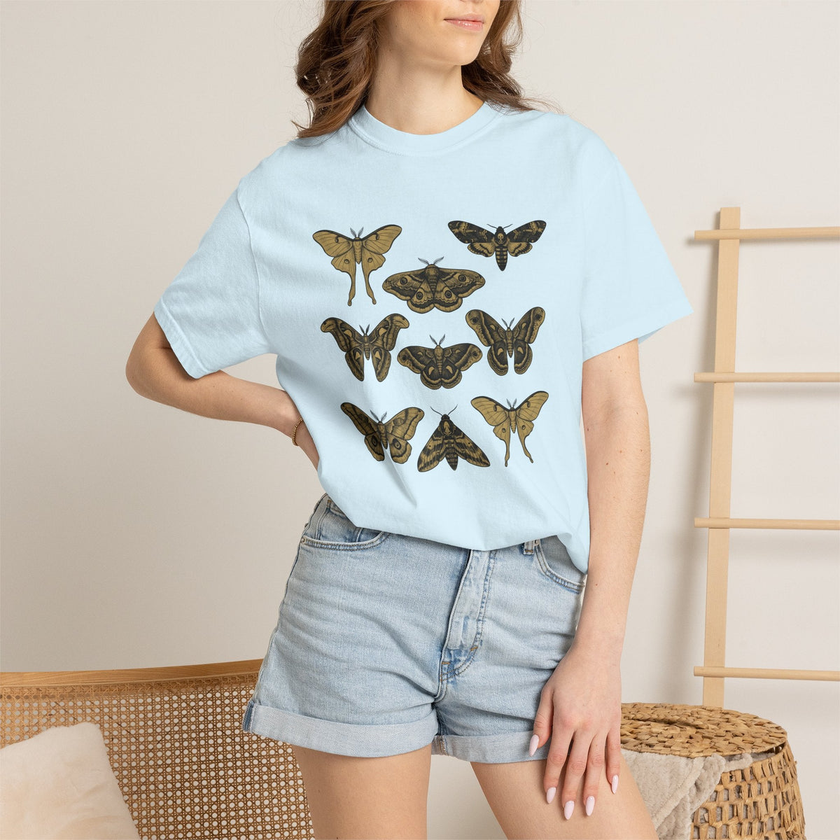 Moth Design Shirt Animals Environment Unisex Gift Sketch product image 9