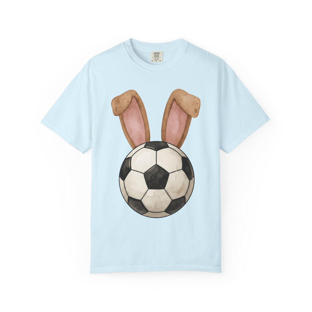 Soccer Ball Bunny Ears Shirt Easter Sports Unisex Gift product image 2