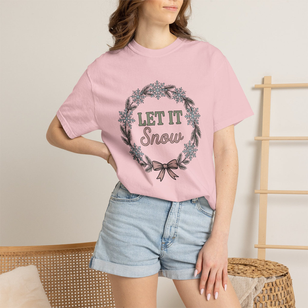 Snowflake Ring Shirt Christmas Cold Unisex Gift Cartoon Tee Jewelry T-Shirt Xmas