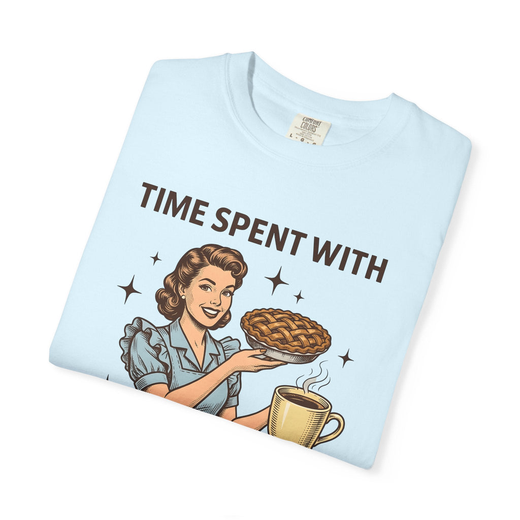 Woman Pie Coffee Shirt Baking Gift for Women Vintage Tee product image 8