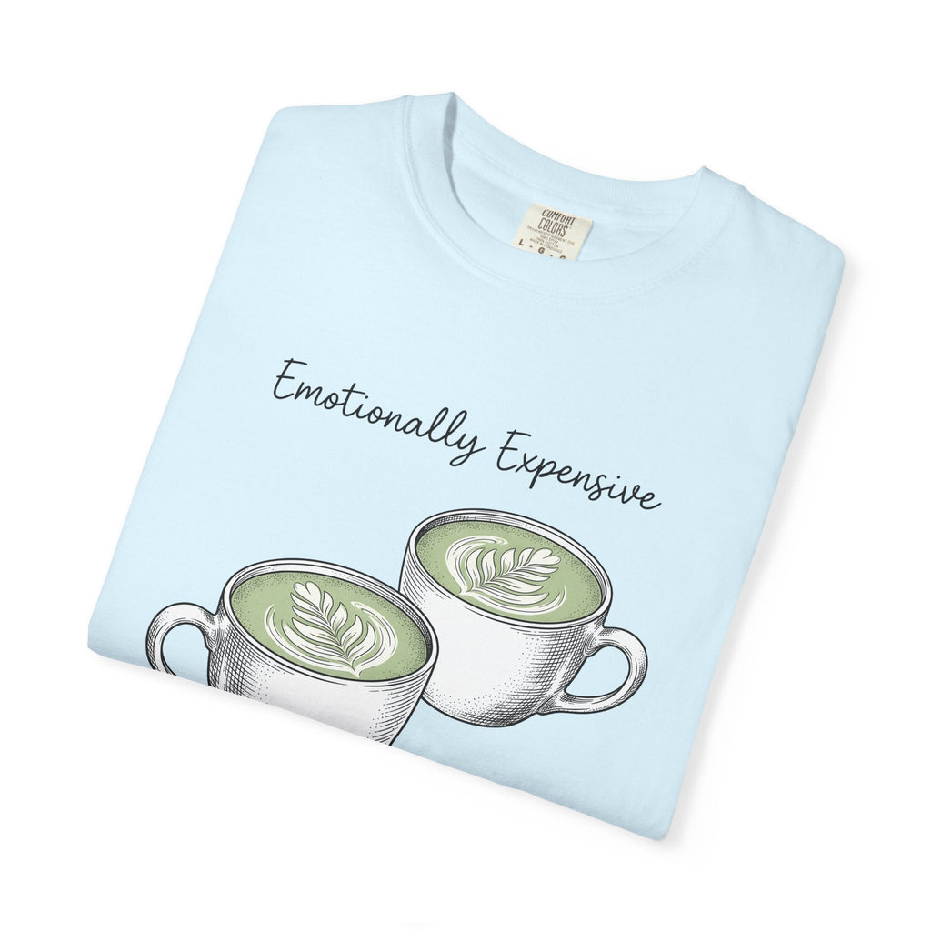 Matcha Latte Cups Shirt Coffee Foodie Unisex Gift Hand Drawn Tee Green Tea Cup