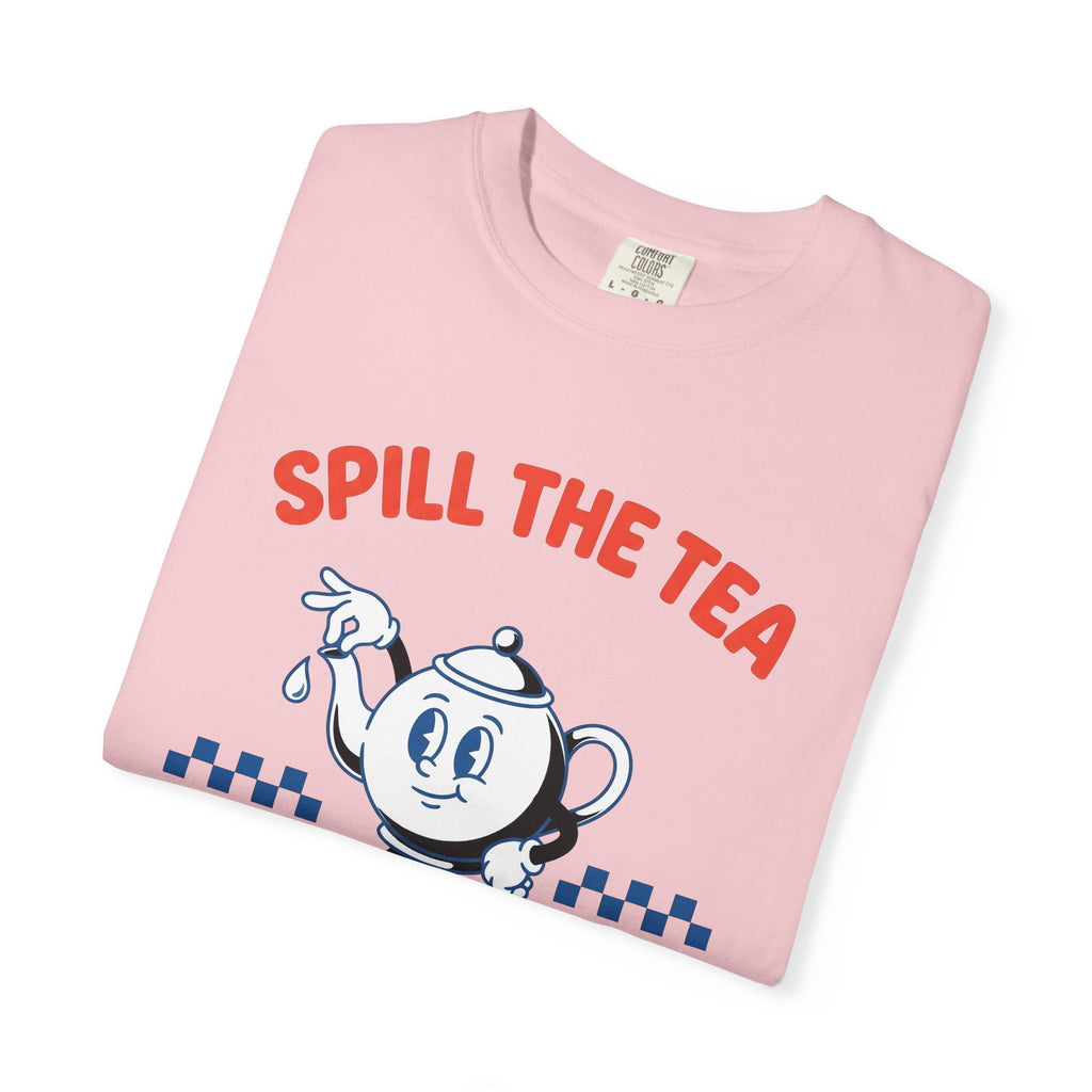 Kettle Mascot Shirt Tea Joke Unisex Gift Comic Tee Teapot T-Shirt Tea Fan