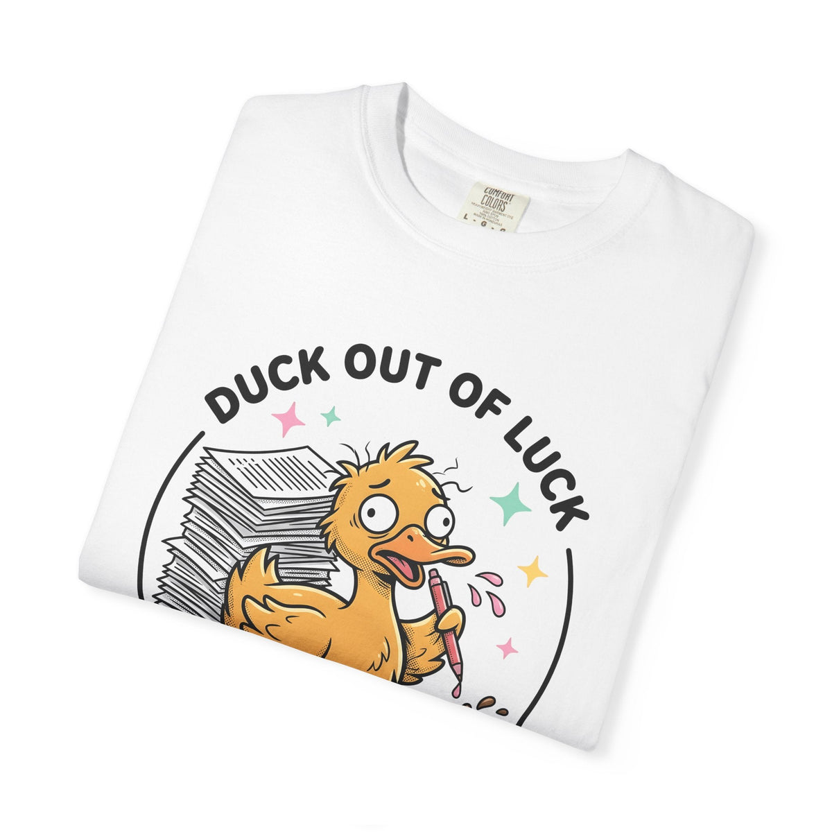 Anxious Duck Shirt Teachers Pupil Unisex Gift Comic Tee product image 5