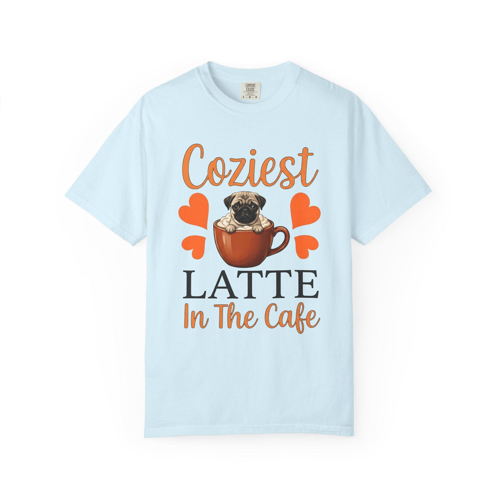 Pug Coffee Cup Shirt Dog Coffee Unisex Gift Cute Tee Coffee Mug T-Shirt Dog Fan