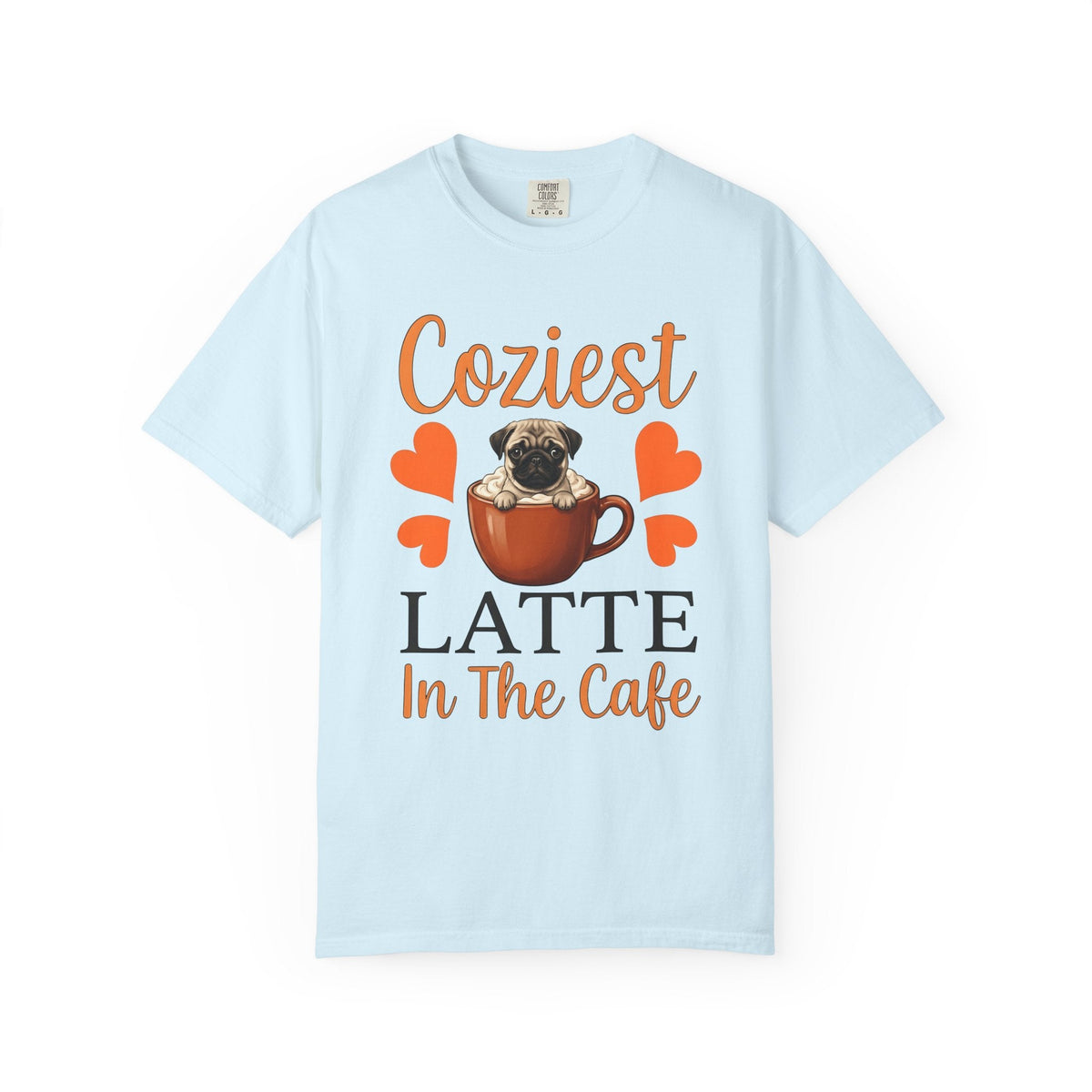 Pug Coffee Cup Shirt Dog Coffee Unisex Gift Cute Tee Coffee Mug T-Shirt Dog Fan