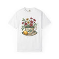 Floral Teacup Shirt Easter Unisex Gift Vintage Tee T-Shirt product image 1