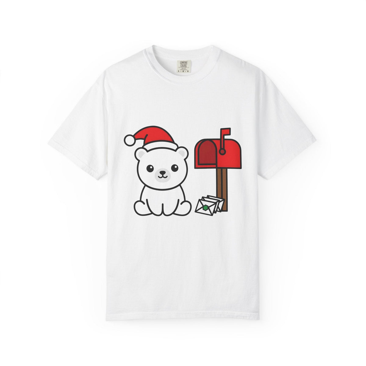 White Bear Shirt Christmas Pets Gift Women Adorable Tee product image 1