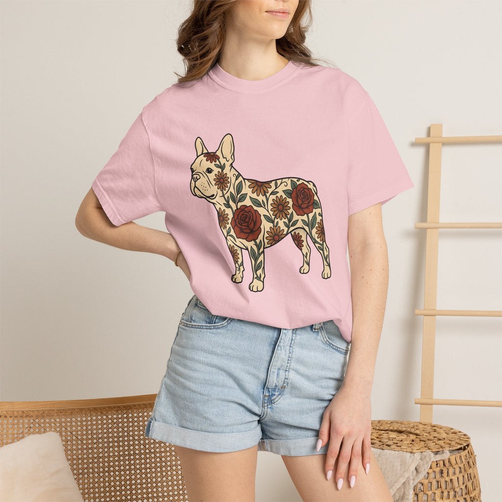 French Bulldog Shirt Dog Botanical Unisex Gift Traditional product image 12