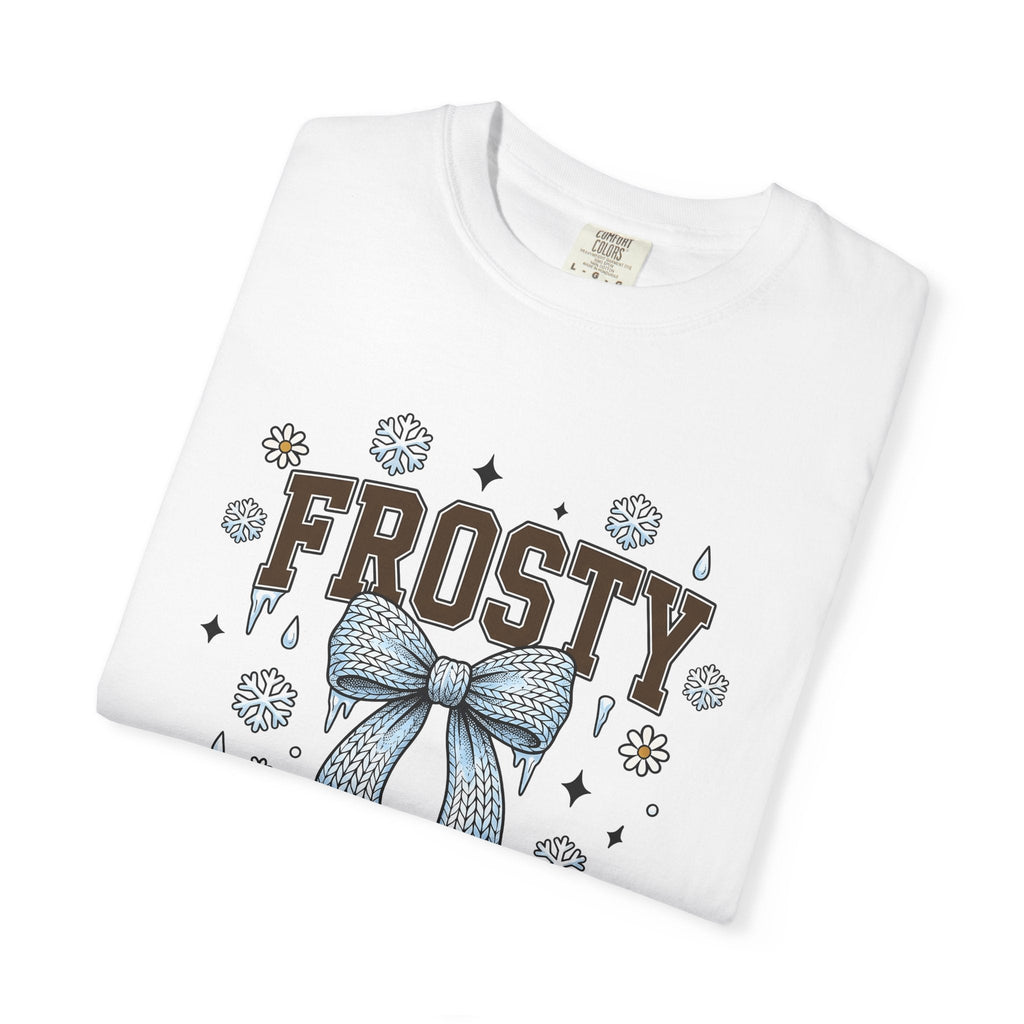 Wool Bow Shirt Winter Yuletide Unisex Gift Doodle Tee product image 5