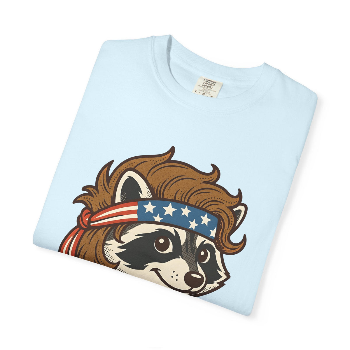 Raccoon Head Wrap Shirt America 4Th Of July Creature Unisex product image 8