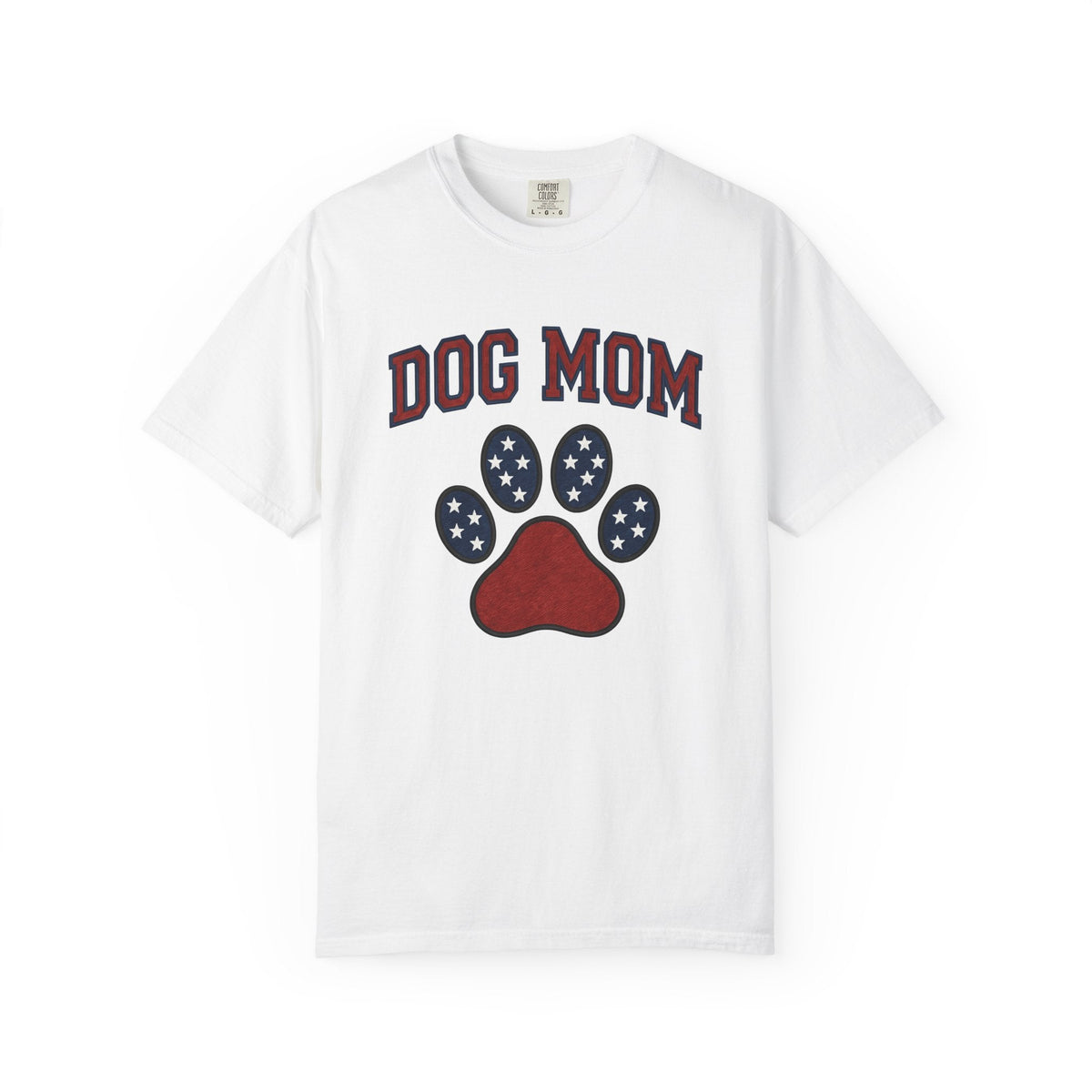 Puppy Paw Retro T-Shirt – Dog Mom Pet Lover Design, Women product image 1