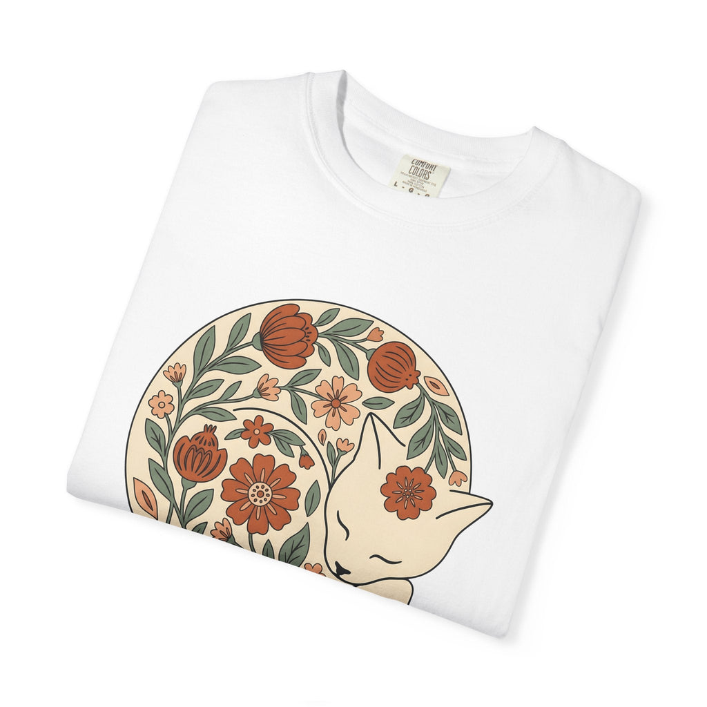 Blossom Cat Shirt Garden Gift Women Tribal Tee Kitty product image 5