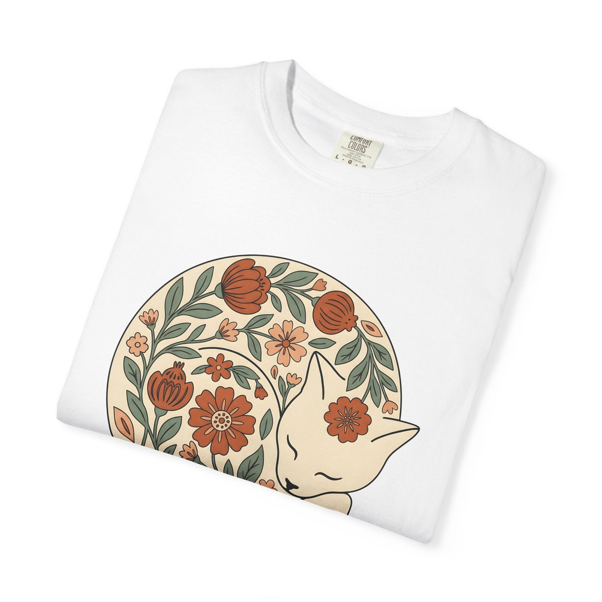 Blossom Cat Shirt Garden Gift Women Tribal Tee Kitty product image 5