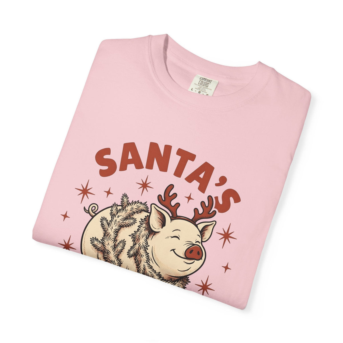 Pig Antlers Shirt Christmas Culinary Unisex Gift Rustic Tee product image 11