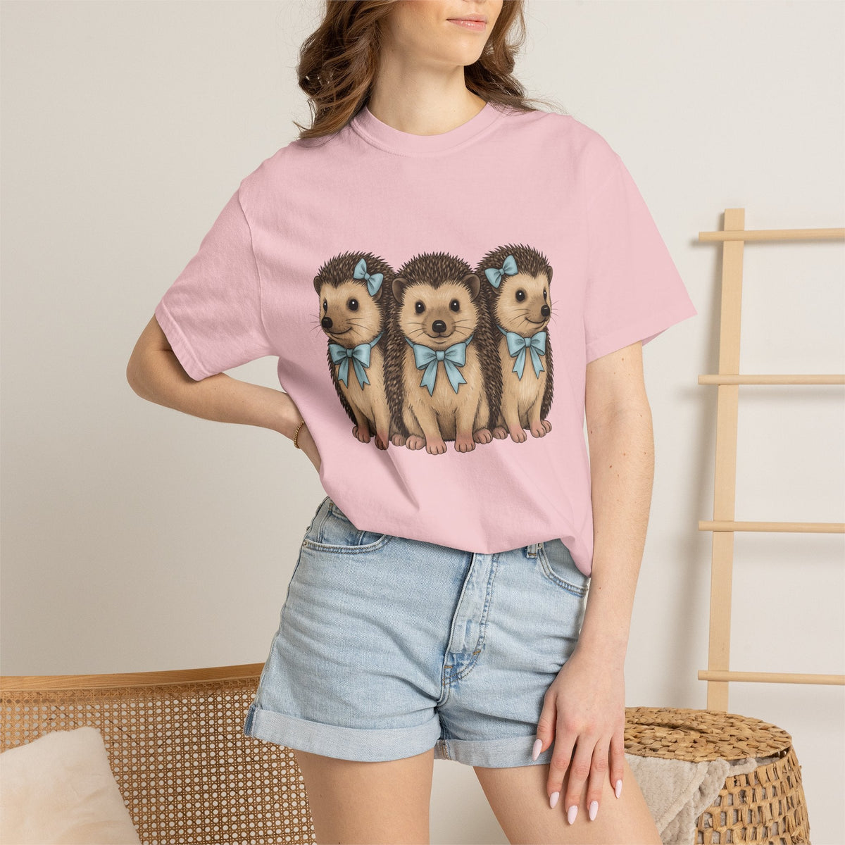 Hedgehog Pack Shirt Easter Pets Unisex Gift Doodle Tee product image 12