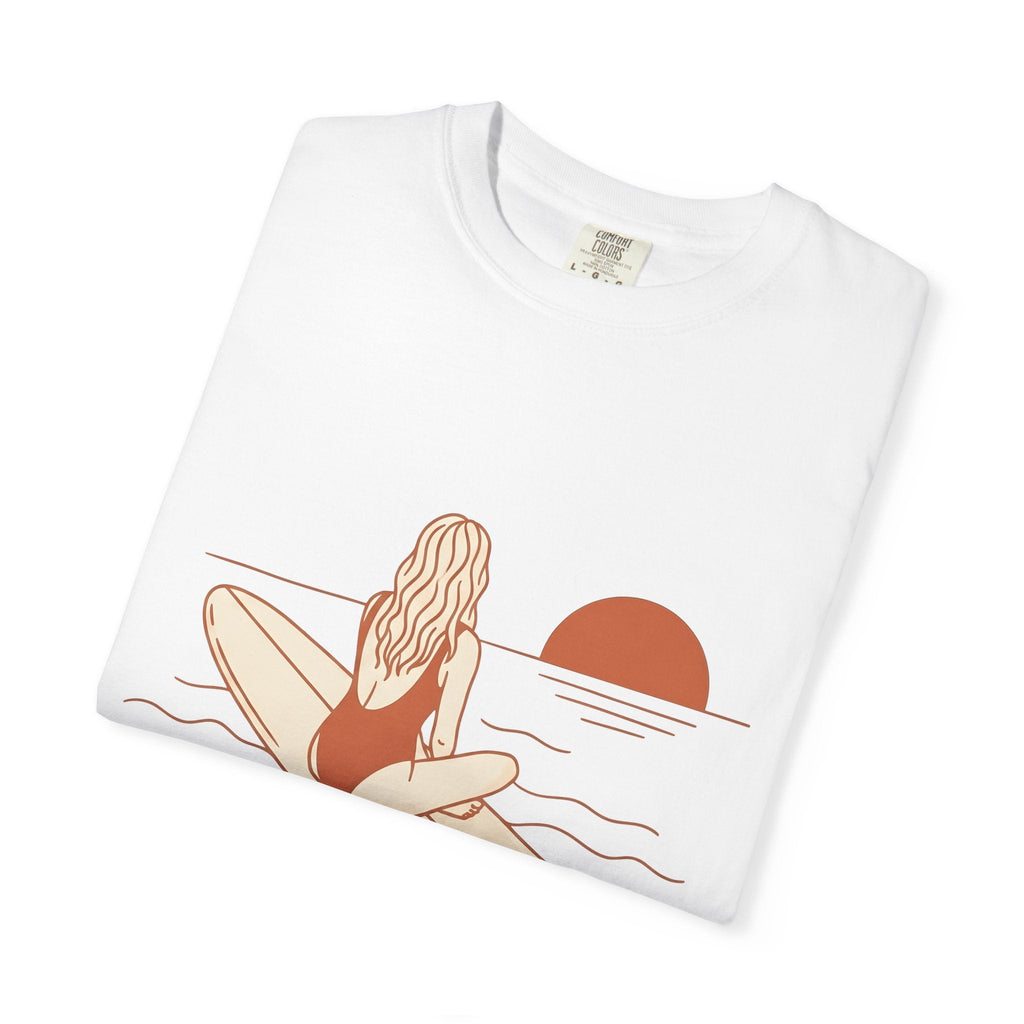 Surfing Woman Shirt Ocean Gift for Women Modern Tee Surfer product image 5