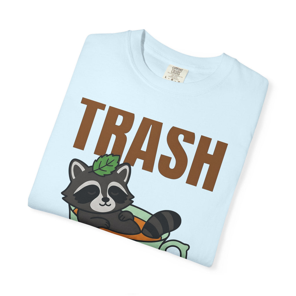 Raccoon Tea Cup Shirt Animals Cappuccino Unisex Gift Playful Tee Trash Panda