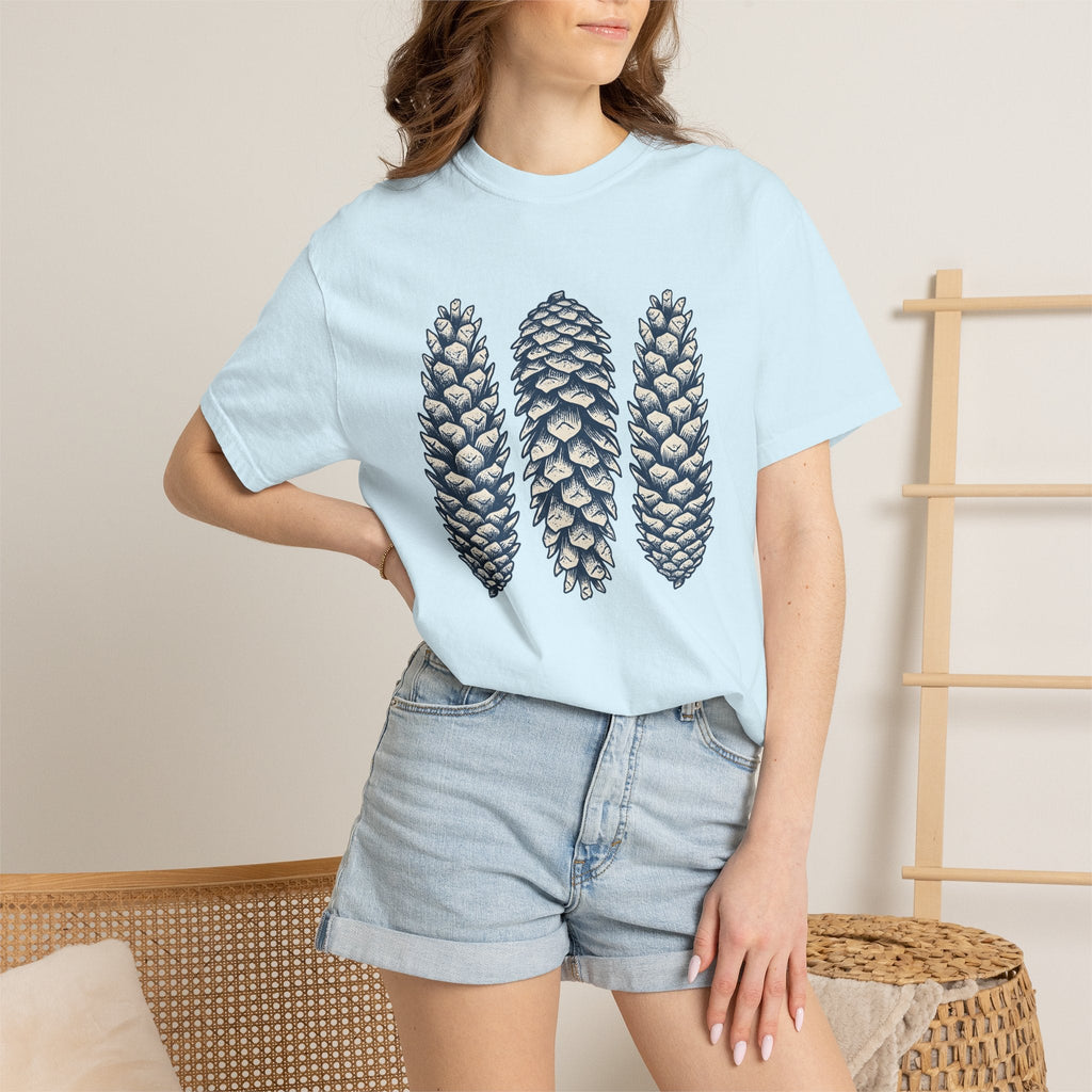 Pine Cones Shirt Nature Camping Unisex Gift Floral Tee product image 9