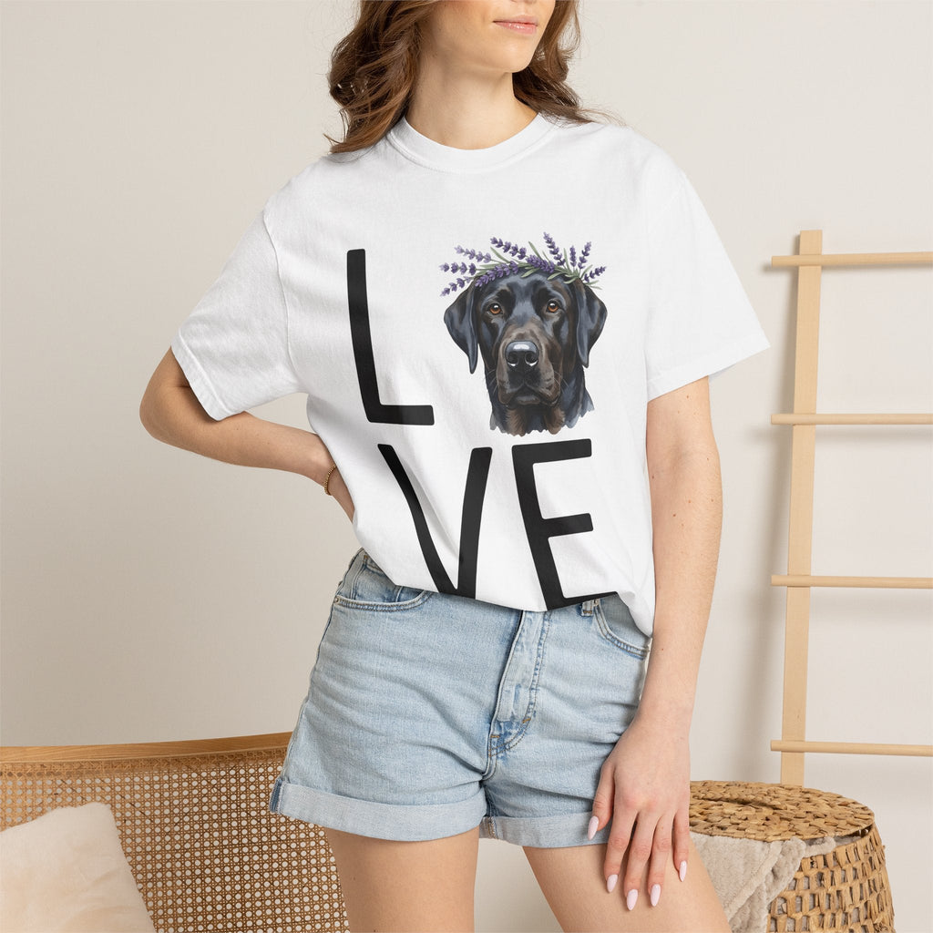Labrador Dog Shirt Animals & Flowers Canine Unisex Gift product image 6