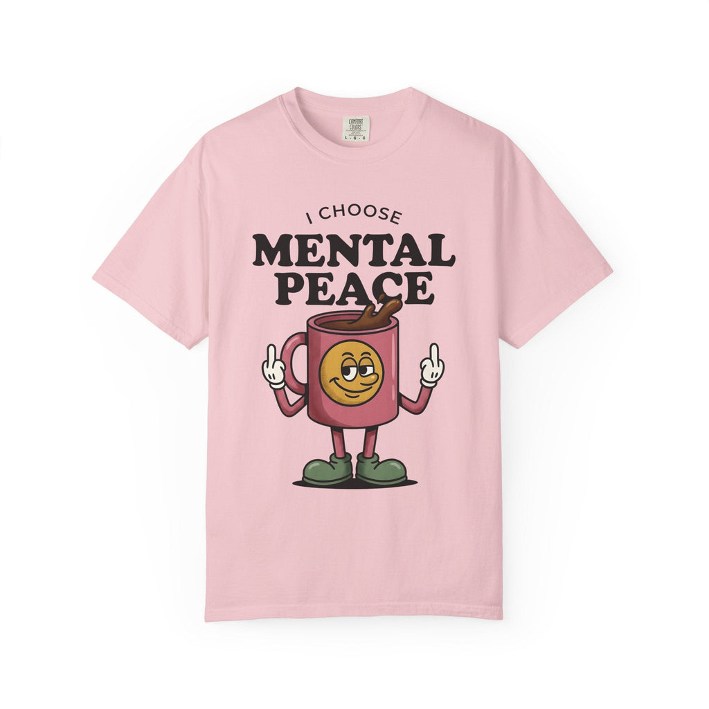 Hot Coffee Character Shirt Coffee Gag Unisex Gift Line Art Tee Coffee T-Shirt