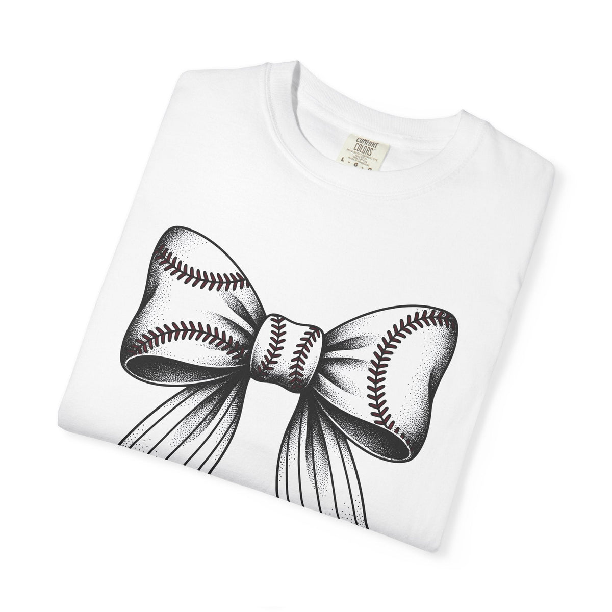 Baseball Bow Clip Shirt Moms Games Gift for Women Old product image 5