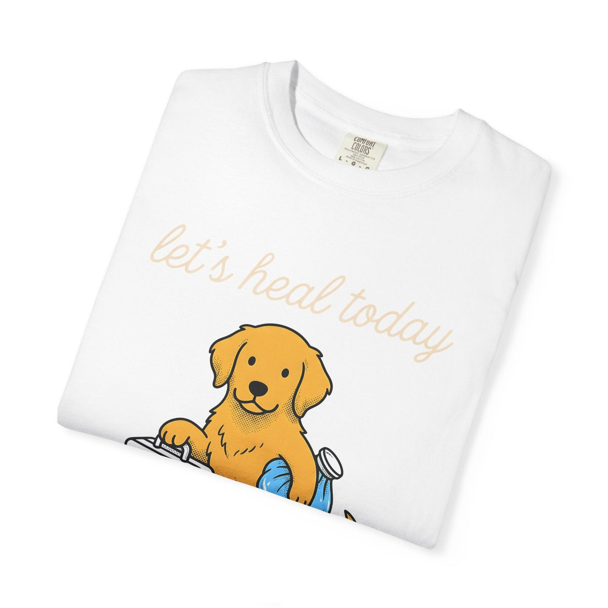 Golden Retriever Shirt Nurses Dog Unisex Gift Cartoon Tee product image 5