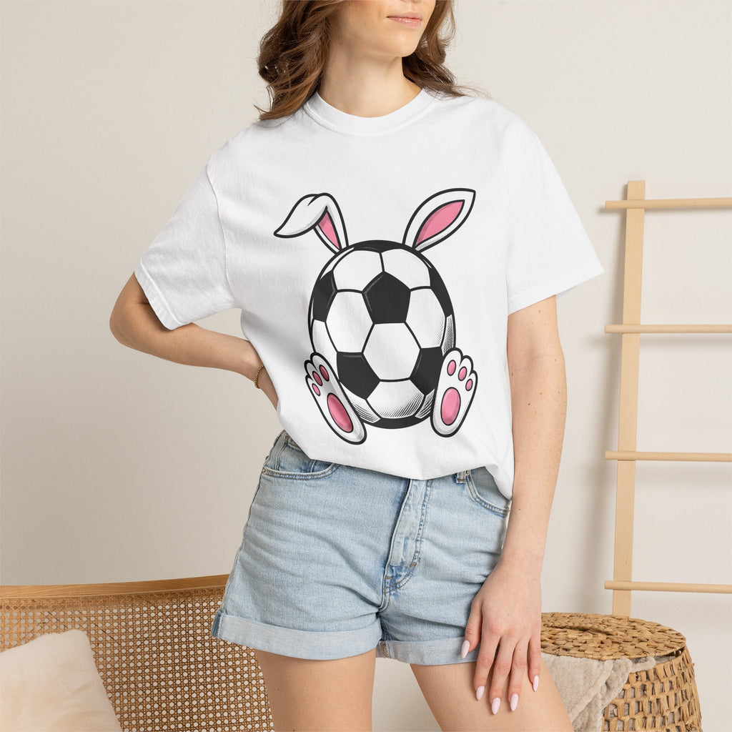 Soccer Ball Hare Shirt Easter Exercise Unisex Gift Animated product image 6