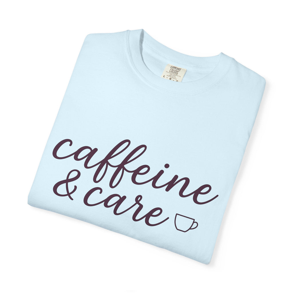 Coffee Cup Shirt Nurses Latte Unisex Gift Cursive Tee Mug T-Shirt Nurse