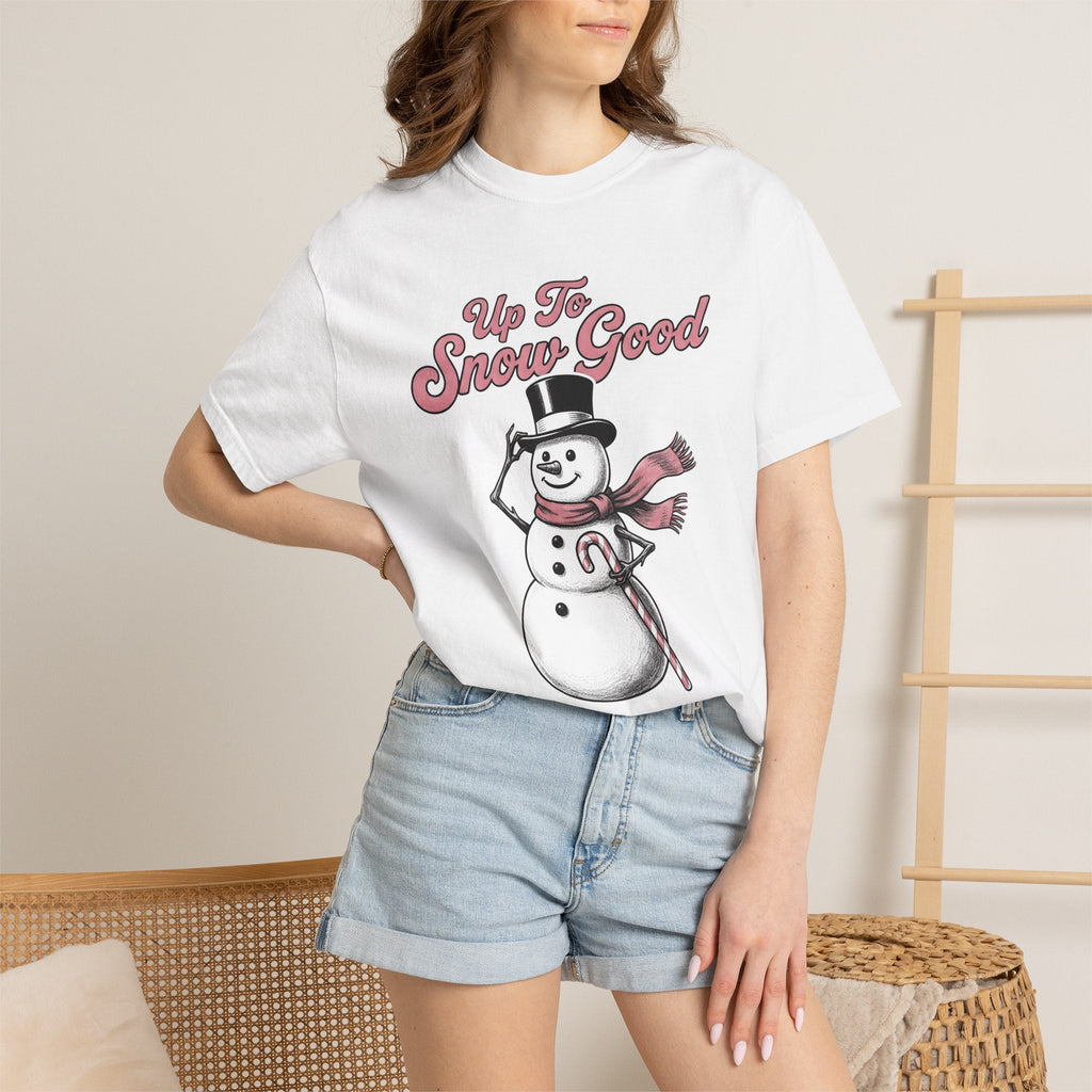 Snowman Shirt Christmas Holiday Unisex Gift Retro Tee product image 6