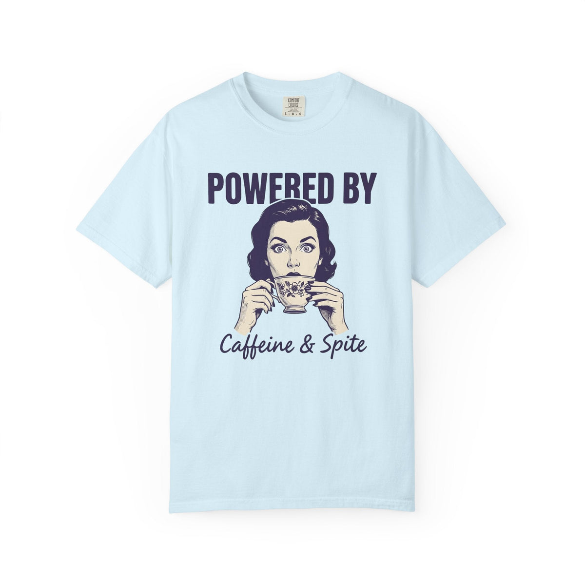 Woman Coffee Cup Shirt Coffee Humor Gift Women Vintage Tee Coffee Mug T-Shirt Caffeine Fan Retro Tshirt Vintage Distressed Tshirt Funny