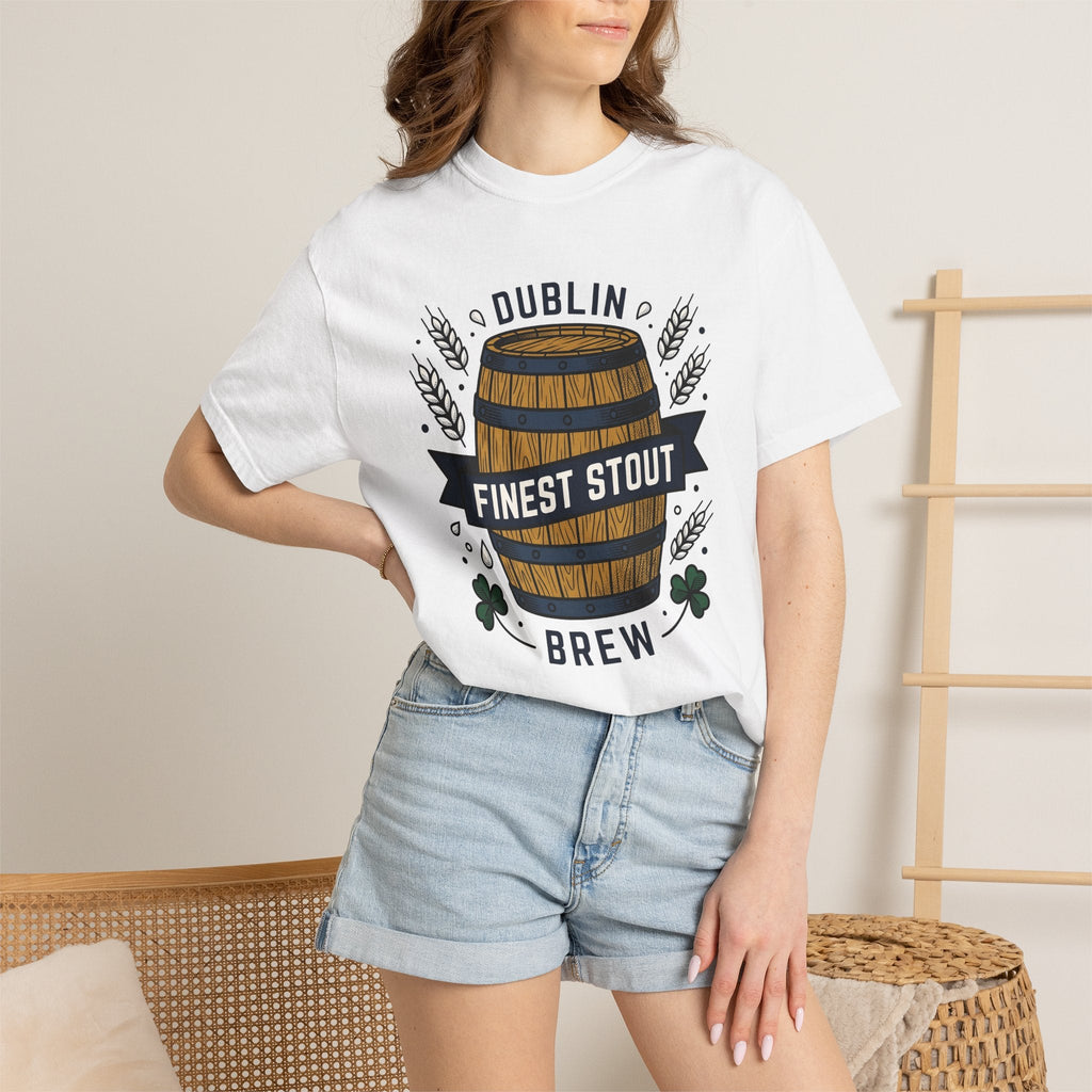 Beer Barrel Shirt St Patrick's Day Unisex Gift Vintage Tee product image 6