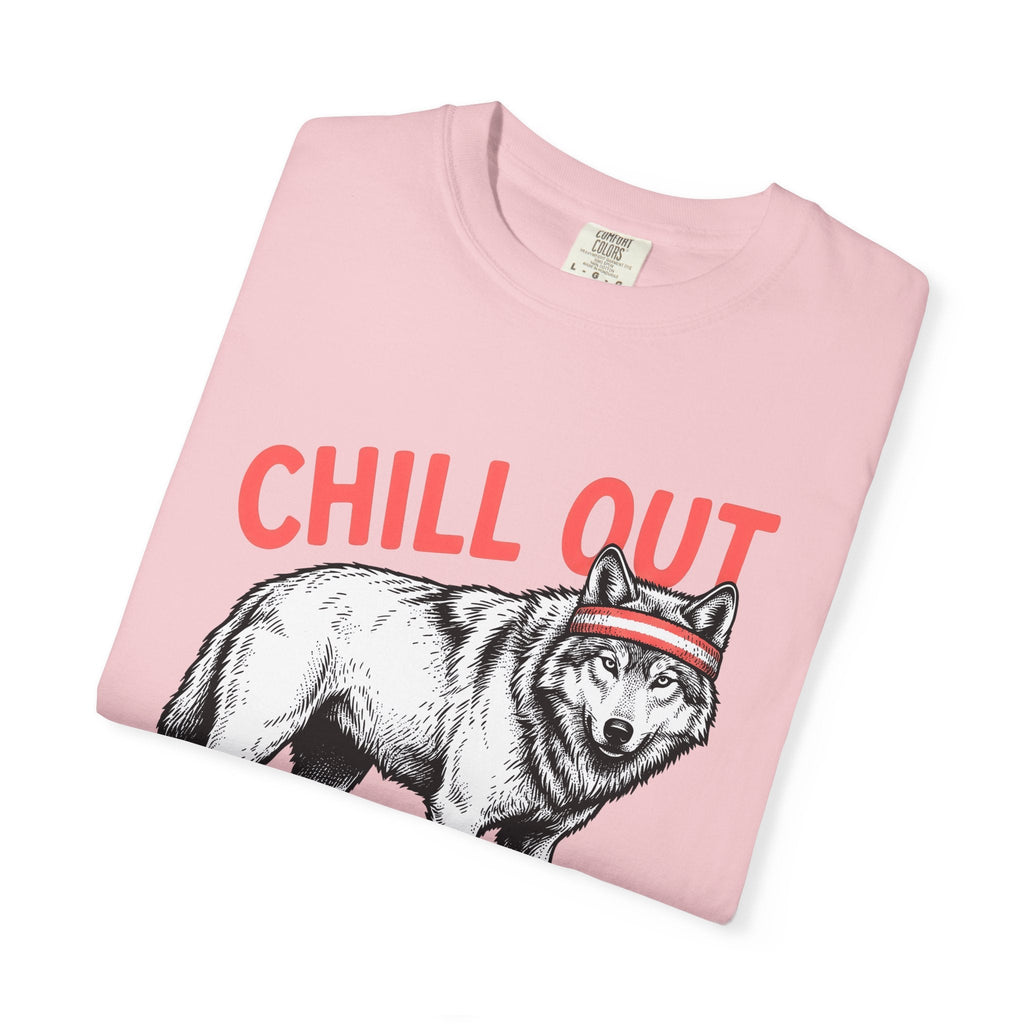 Wolf Roller Skates Shirt Animal Unisex Gift Line Art Tee product image 11