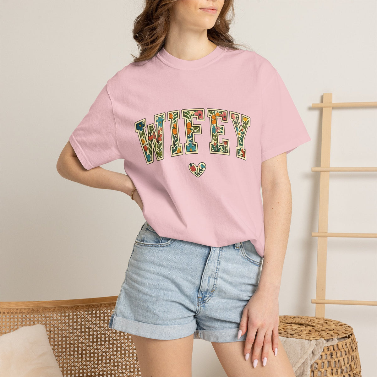 Flower Lettering Shirt Mom Bridal Gift Women Rustic Tee product image 12