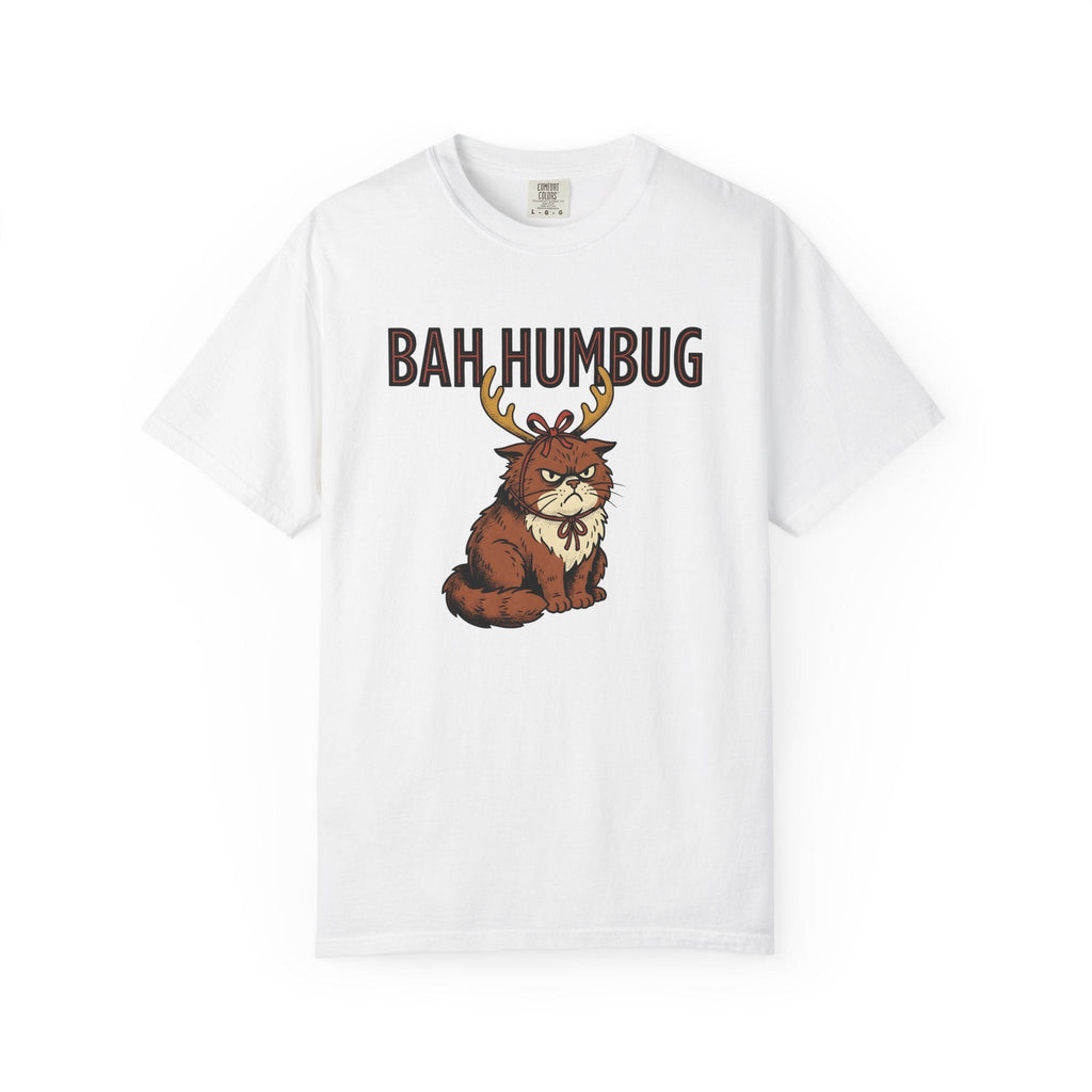Grumpy Kitty Shirt Christmas Jokes Unisex Gift Comic Tee product image 1
